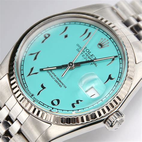 rolex arabic numbers|rolex tiffany arabic dial.